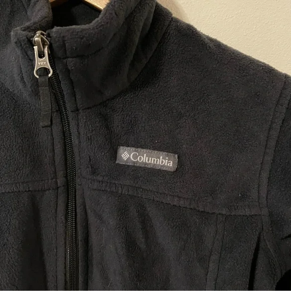 Columbia Steens Mountain Fleece Full Zipper Black Gorpcore. Size Large (14/16) - Picture 7 of 10